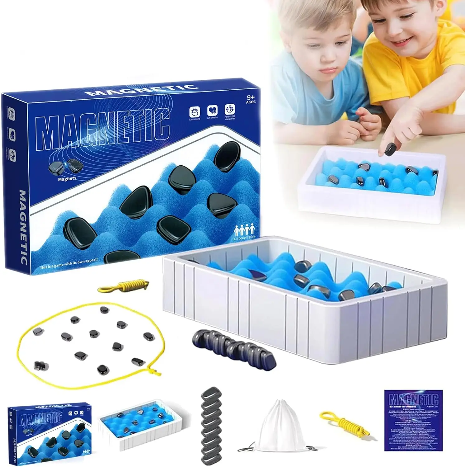 

Magnetic Chess Game Party Supplies Fun Table Top Magnet Game Intellectual Development Portable Board games for Family Gathering