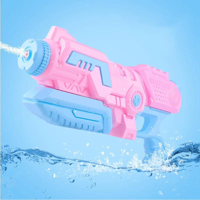 2023 New Large Pull-Out Pink Water Gun Toy Kids Beach Squirt Swim Summer Pool Outdoor Party