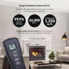 Dual Fuel Ventless Gas Fireplace Insert, Remote Control, 5 Fire Logs, Use with Natural Gas or Liquid Propane, 26000 BTU. 2