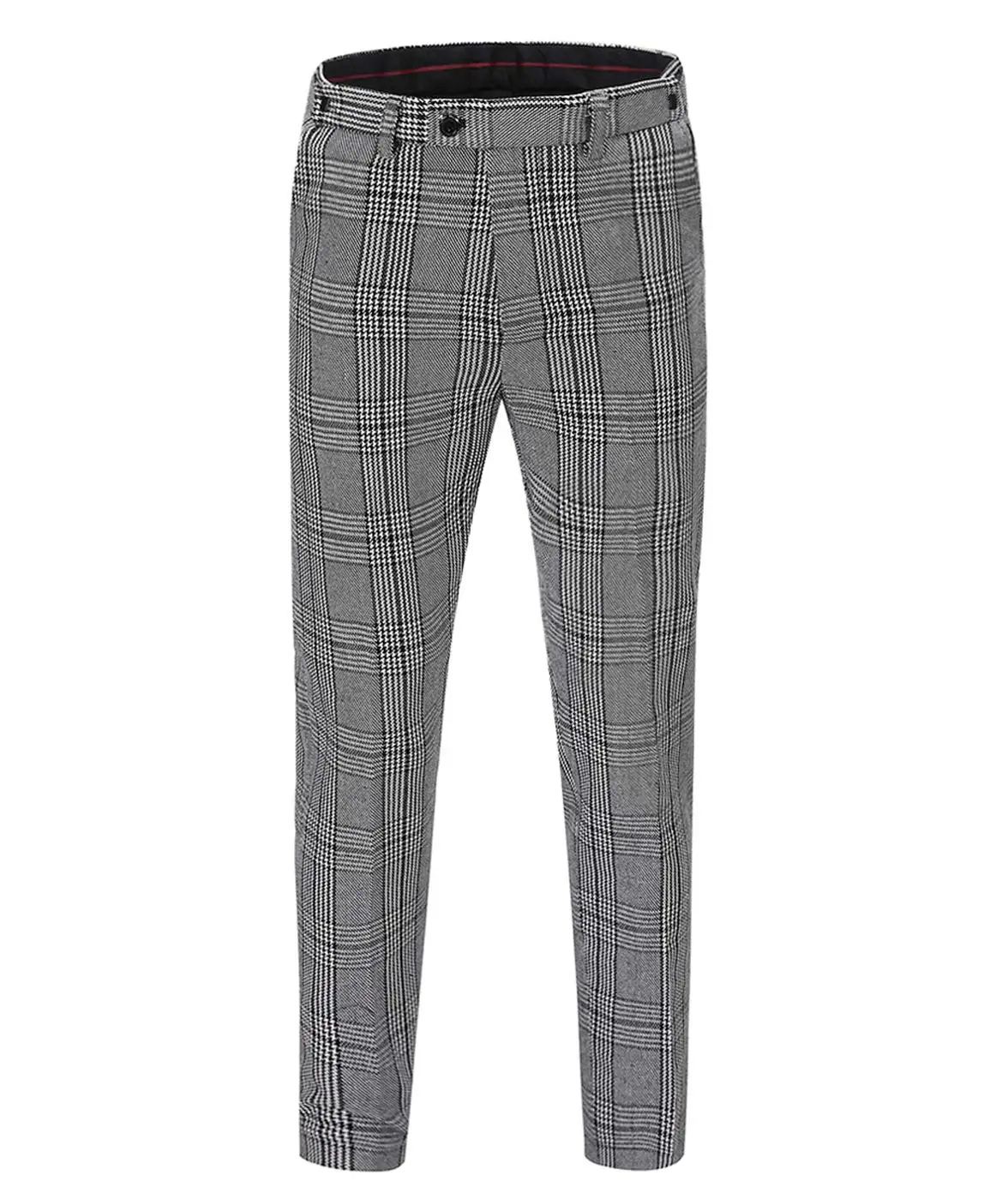 Men's Houndstooth Three Pieces Suit One Button Notch Lapel Tuxedos for Prom Groom Business Tuxedos men suits wedding prom suits