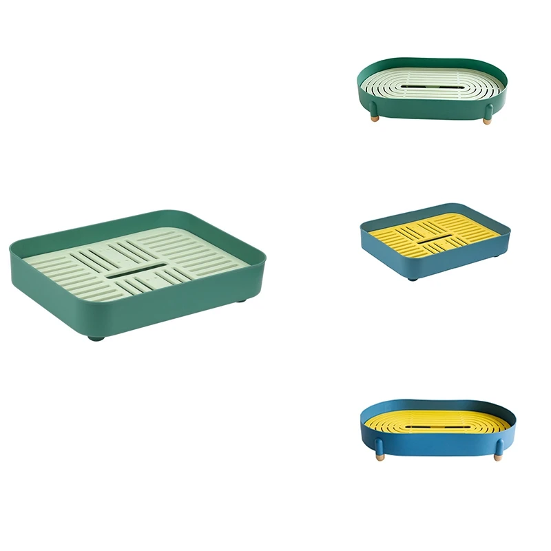 

Прямоугольный поднос в скандинавском стиле, поднос для чая и десерта, полка для домашнего хранения, кухонный инструмент для фруктов и овощей