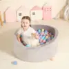 Memory Foam Ball Pit for Children Coral Fleece Toddler Soft Round Ball Pool Comfort Safety Baby Ball Pit NOTinclude Balls 2