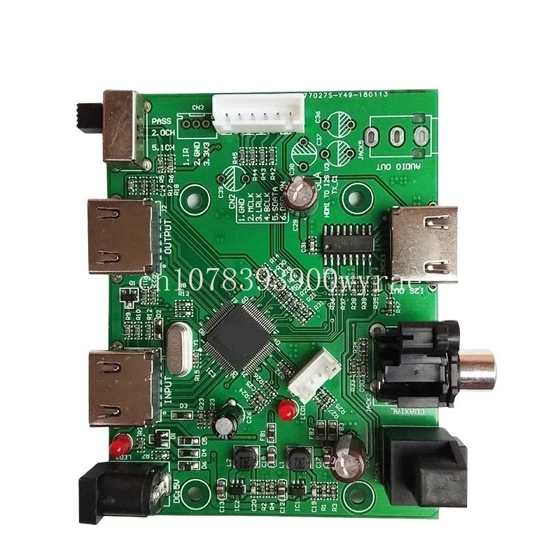 

Compatible/MHL to IIS I2S Receiver Board Separate Extract Audio I2S/DSD/Optical/Coaxial Converter Switch Board