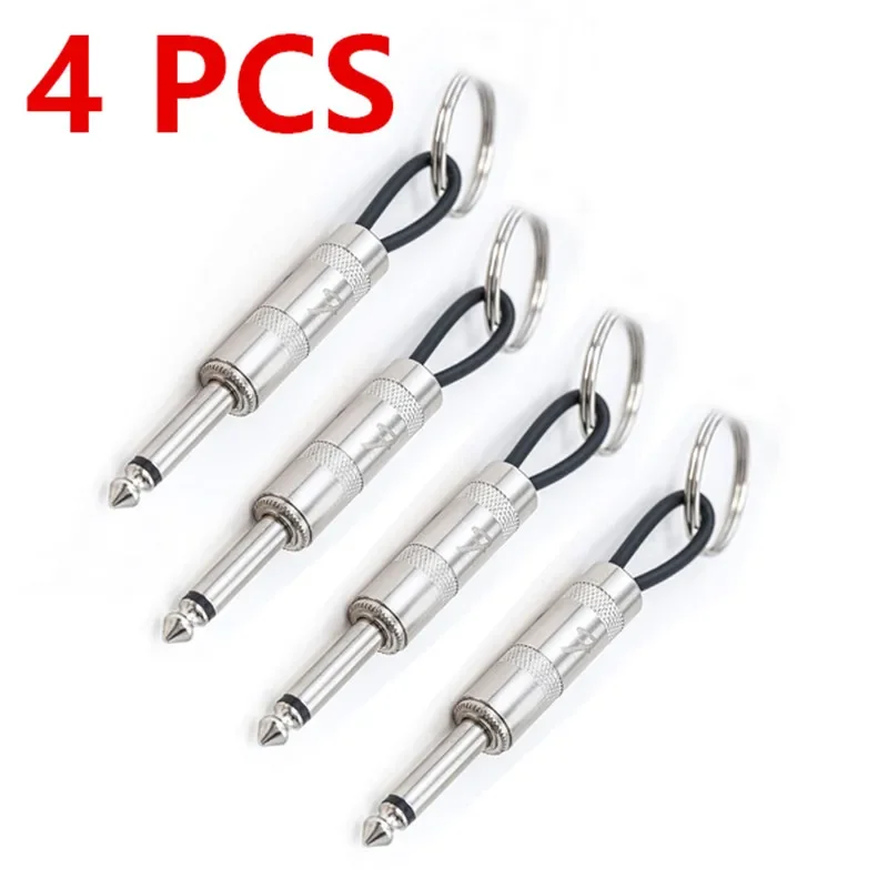 Guitar Keychain Music Key Storage Jack Holder Wall Mount Retro Amplifier Home Office Decor Gift 4 Pack guitar keychain