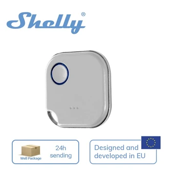 Shelly BLU Button1 블루투스 작동 액션 장면 활성화 버튼, BLE 기술 가능, iOS와 호환되지 않음