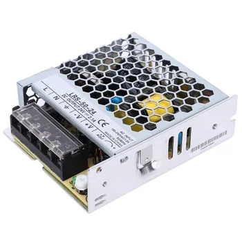 แหล่งจ่ายไฟแบบสวิตชิ่งที่ปรับได้ ไดรเวอร์หม้อแปลงไฟ LED ป้องกันการโอเวอร์โหลด แหล่งจ่ายไฟ 50W 85‑264VAC สวิตช์แปลงไฟ 1