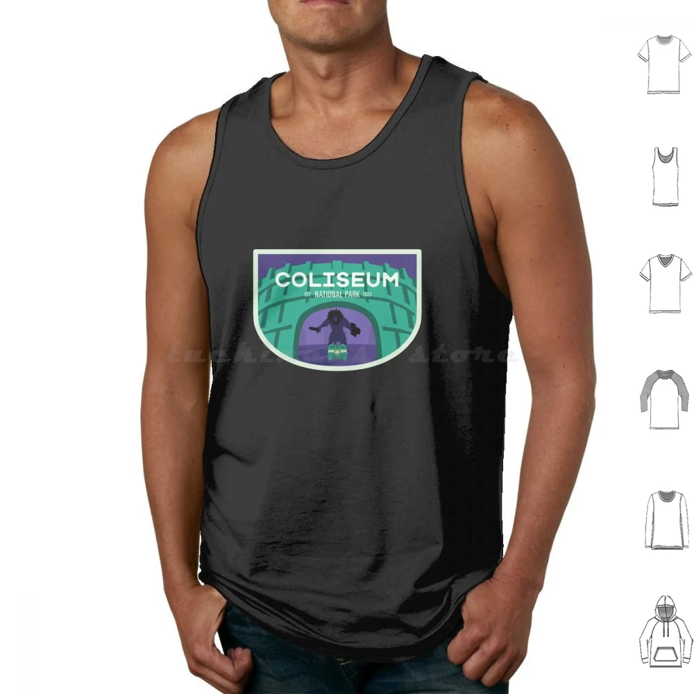 Coliseum National Park Canotte Stampa Cotton Totk Tears Of The Kingdom Breath Of The Wild Legend Of Hyrule
