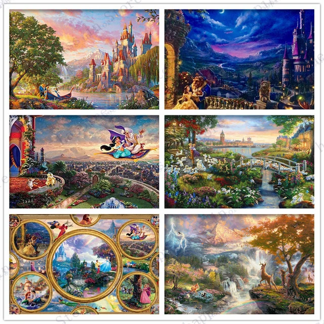 Aesthetic Thomas Kinkade Disney - 5D Diamond Painting