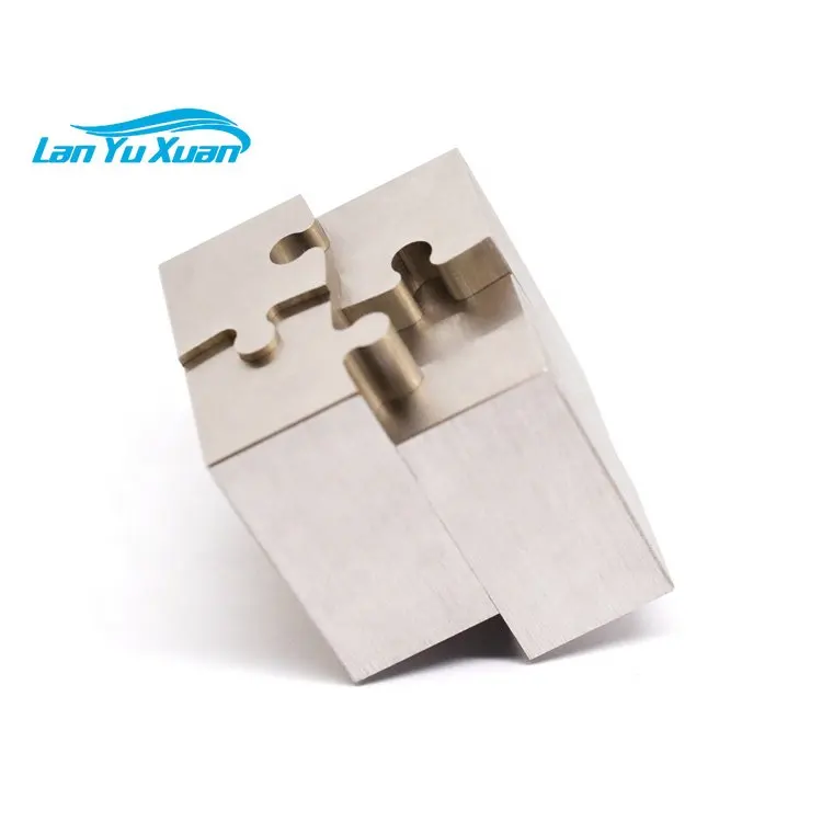 EDM Wire Cutting Stainless Steel SKD11 Cube Etching Processing CNC Machining Parts Cubes brushed stainless steel metal business cards etching engraved custom printing qr code die out logo hight quantity luxury effect