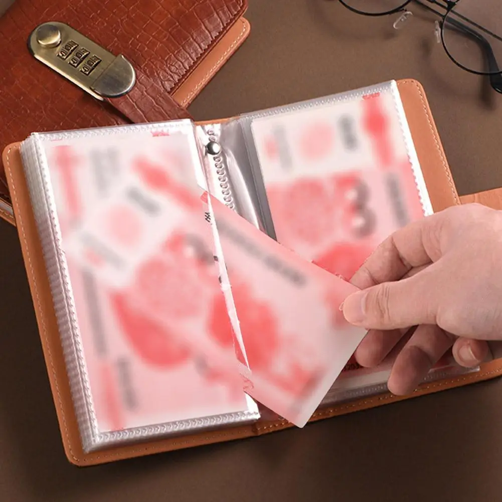 Damen-Geldbörse mit Passwortschloss, PU, großes Fassungsvermögen, Geld-Organizer, Diebstahlschutz, Budgetplaner für Scheine und Münzen, minimalistische Tasche – Detail 18