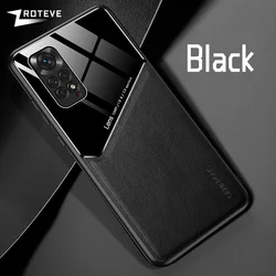 Zroteve PU Leather Magnetic Car Mount Case - Premium Protection Cover for RedmiNote12ProPlus5G (Black)