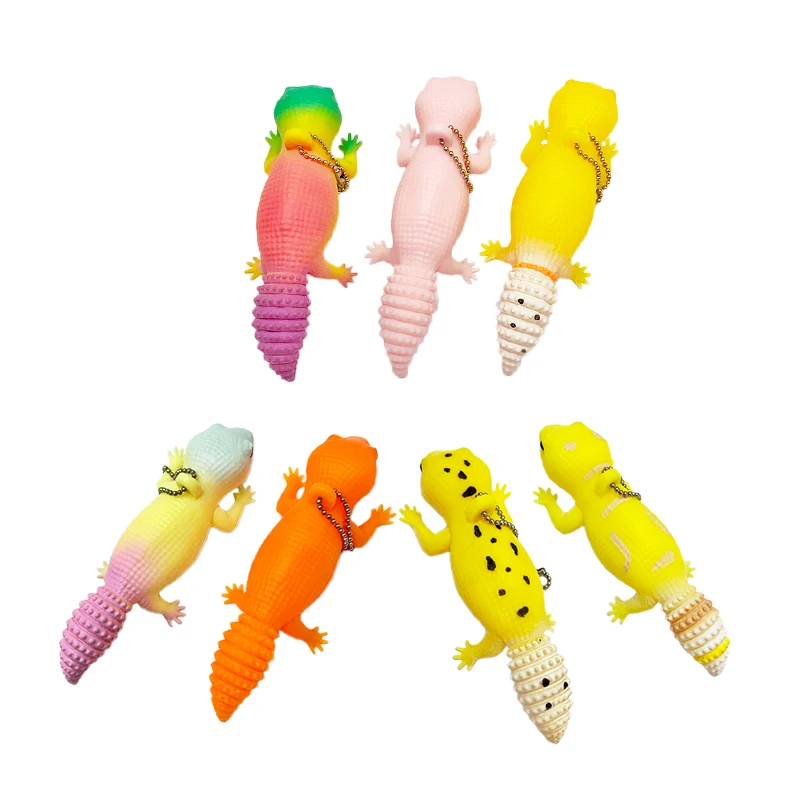 4PCS Funny Keychain Antistress Squishy Stress Relief Fidget Squeeze