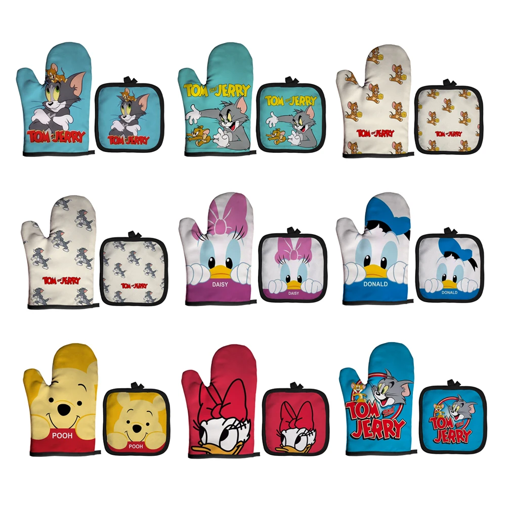 Silicone Oven Mitts Disney for Kitchen Cooking
