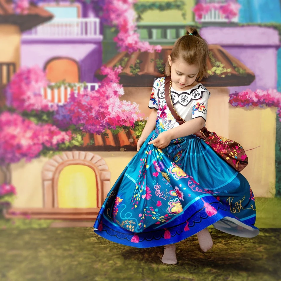 Disfraz De Mirabel Encanto Para Niñas, Vestido De Mirabel, Pepa