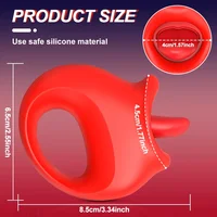Zunge Lecken Saugen Vibrator Erwachsene Sex Spielzeug für Frauen Mund Vibratoren Anal Klitoris Nippel Vibration Stimulator Masturbation Werkzeug 2