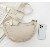 Casual Nylon Hobos Crossbody Bag for Women Shoulder Bag Woman Half Moon Chest Bags Tote Lady Travel Shopper Bag Female Purses - Image 5