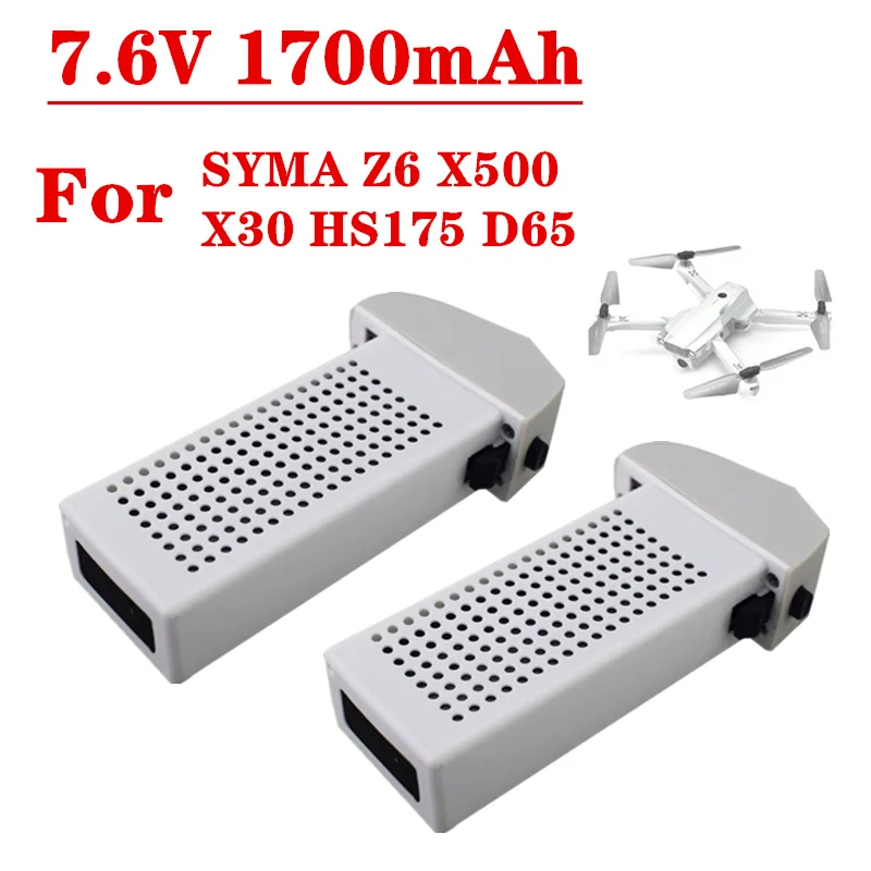 

Аккумулятор Lipo для SYMA Z6 X500 X30 HS175 D65, 7,6 В, 1700 мАч