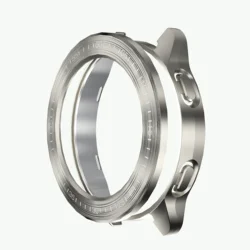Premium Electroplated Hollow PC Protector Shell with Bezel for Xiaomi Watch S3 (Titanium-Scale)