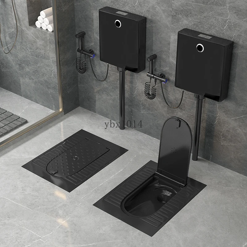 #Toilet Water Tank with Cover Plate Small Apartment Potty Chair Shower Room 2
