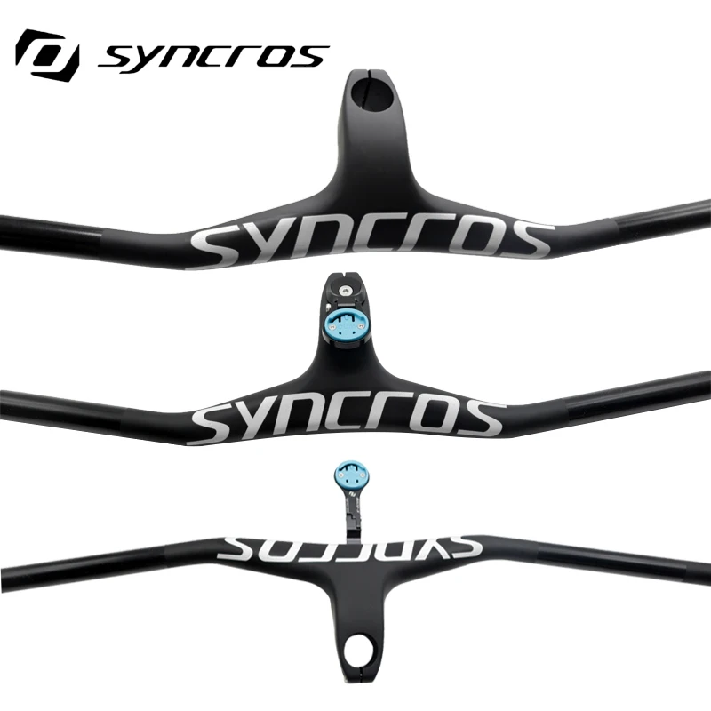 

SYNCROS Mtb Handlebars 28.6mm -17 Degree Carbon Integrated Cockpit Handlebar For Mountain Bike 660~800mm Bicycle Parts