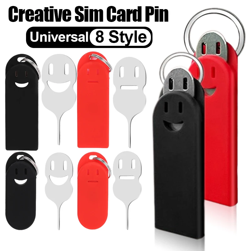 New Universal AntiLost Sim Card Eject Pin Needle with Storage Case