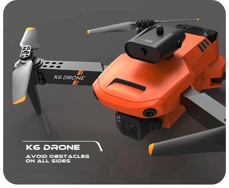 K6 Mini Drone - 4K Dual Camera Wifi FPV Four Sides Infrared Obstacle Avoidance One-key Take-off and Landing Folding Quadcopter 22 K6 Mini Drone - 4K