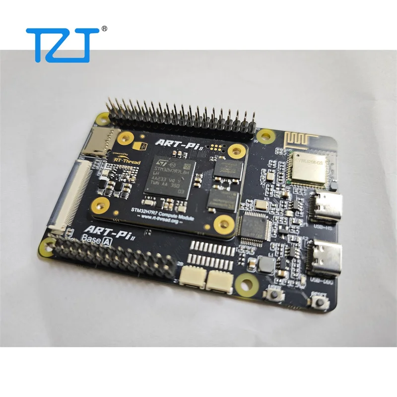 TZT RT-Thread ART-Pi II 고성능 개발 보드 STM32H7R7 코어 보드(4GB EMMC 포함) + 베이스 보드