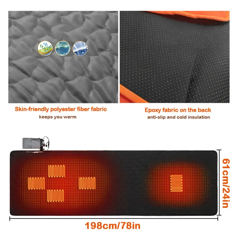 sleeping bag liner Heated usb 3Level adjustable for camping outdoor tent