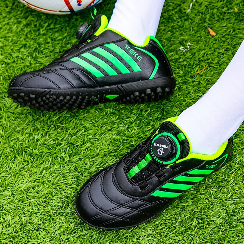 Personality Stylish And Comfortable Boys Girls Training Game Sneakers Indoor Outdoor Lawn Youth Student Soccer Shoes 29-39# - Image 6