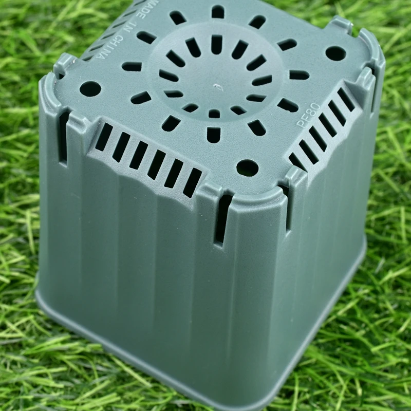 5/10/20Pcs Small Square Flowerpot Thickened Flower Succulents Plant Nursery Grow Pot Mini Cactus Planter Garden Decoration 6/8CM