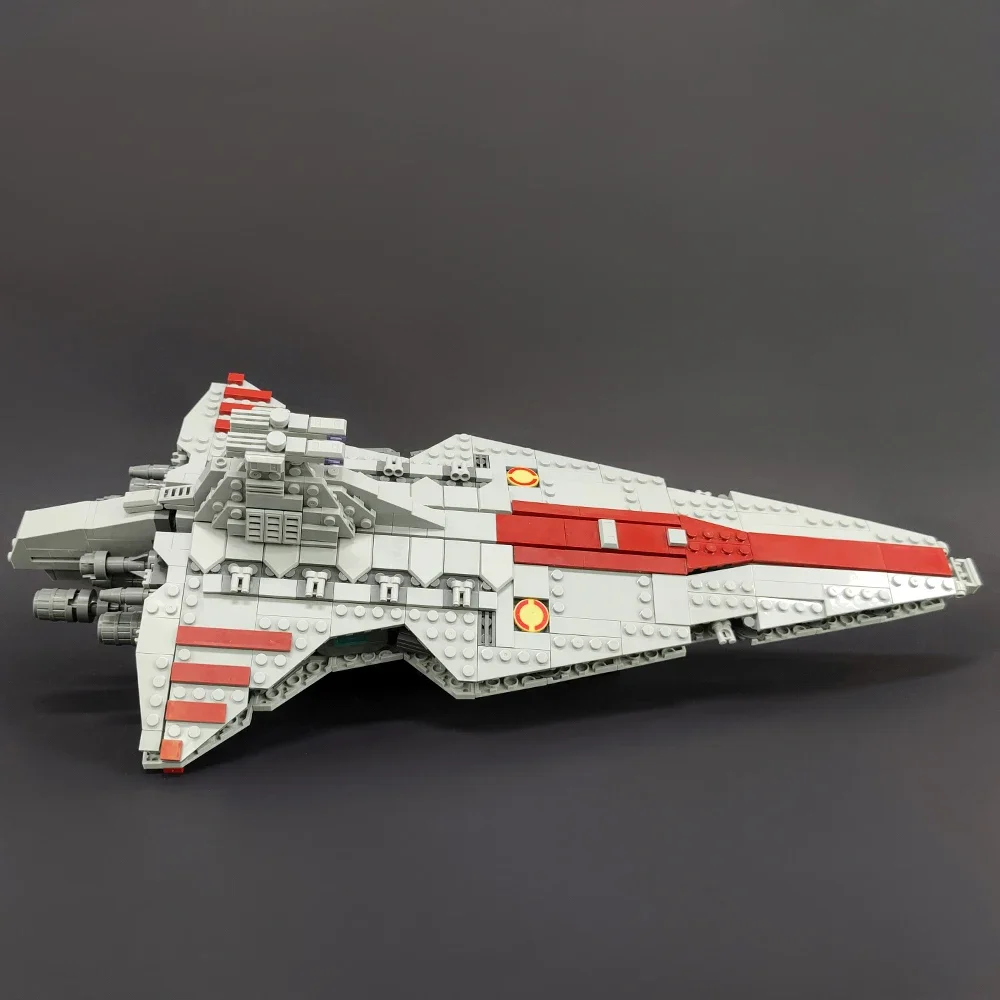 Building Block Toy Assemble Toy High-tech Moc Venator Attack Cruiser Fighter Destroyer Brick Technical Model Blocks Space Ship Combination Building Block Toys