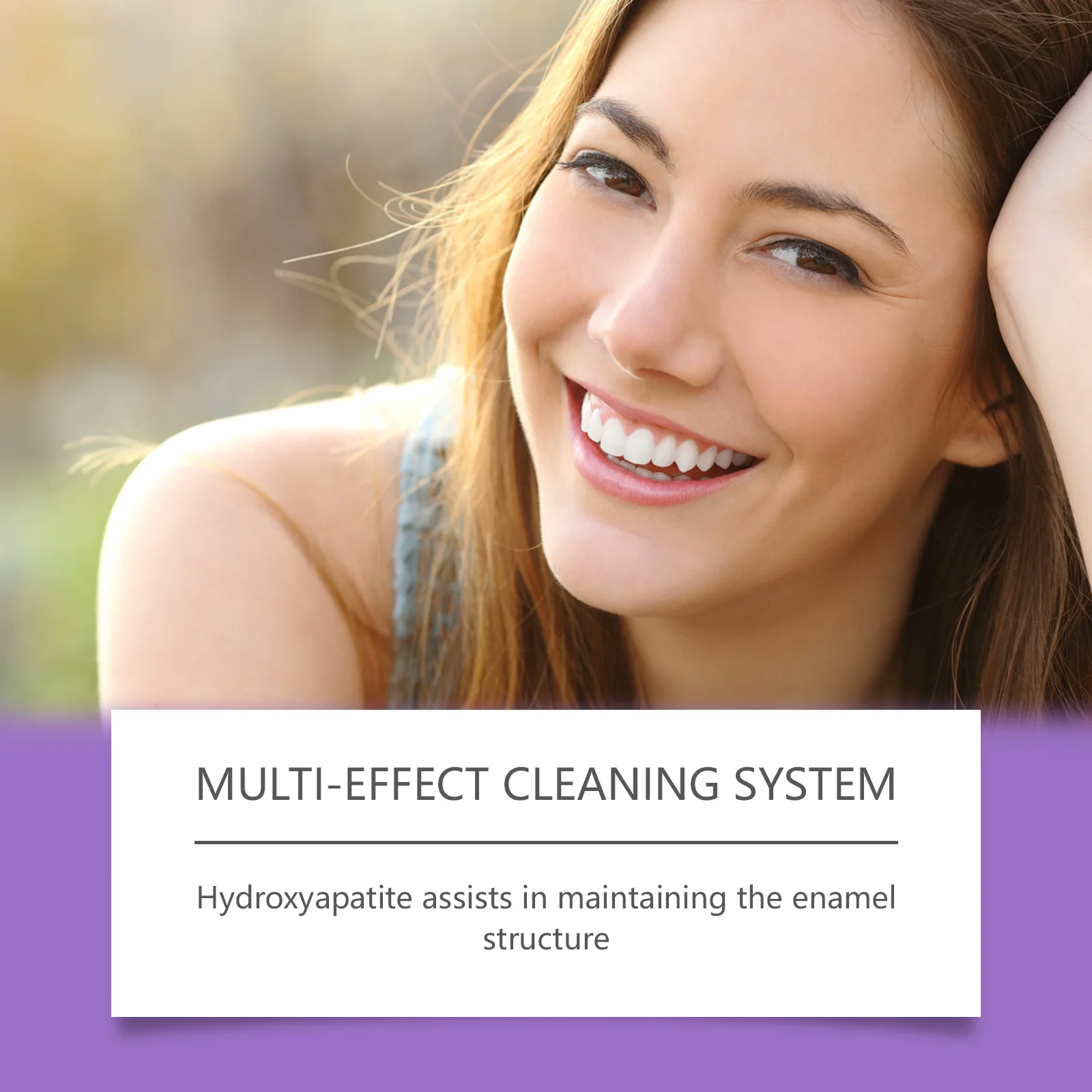 Hydroxyapatite Mint Toothpaste Daily Gentle Care Purple Toothpaste Physical Color Adjustment Fresh And Clean Yellow Teeth 114g