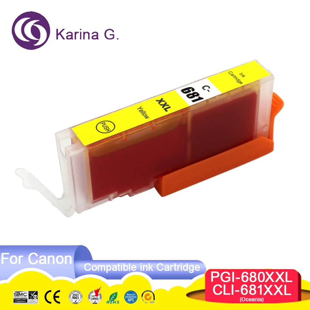 PGI 680 CLI 681 XXL 680XL 681XL PGI680 CLI681 PGI-680 CLI-681 Compatible Ink Car