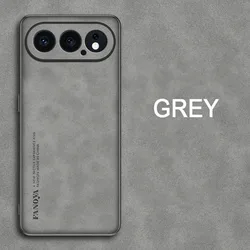 Premium Luxury Leather Anti - Drop, Anti - Slip Phone Case Cover for Honor 100 (Grey)