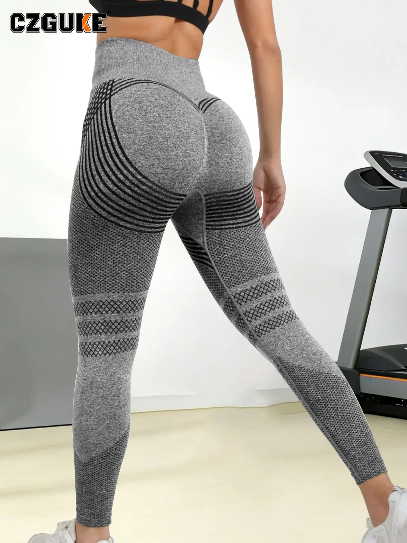 Seamless Knit High Waist Quick Dry Breathable Yoga Leggings High Elastic Training Fitness Pants All Season Women 1