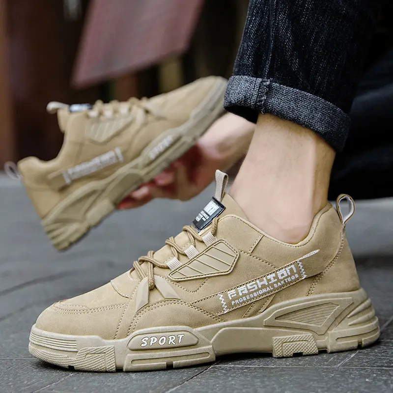 New Designers Action Leather Sneakers Shoes Men Outdoor Casual Shoes Man Trendy Leisure Footwear Male Walking Shoes 6