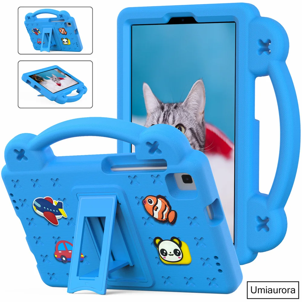 Kids EVA Shockproof Tablet Case with Stand - Durable Protective Cover