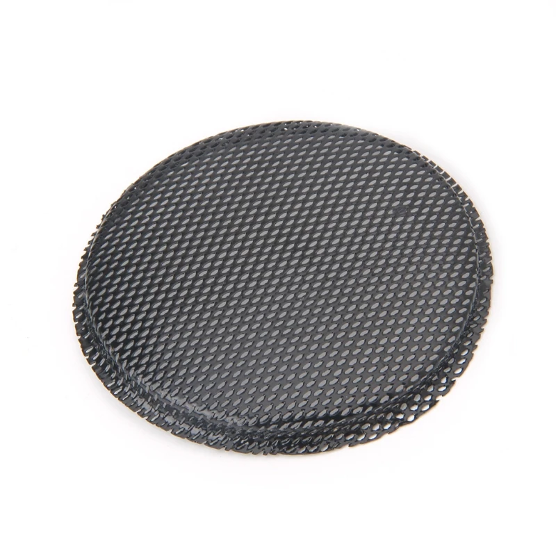 50JA 2 Pcs 3" inch Black o Speaker Cover Decorative Circle Metal Mesh Grille