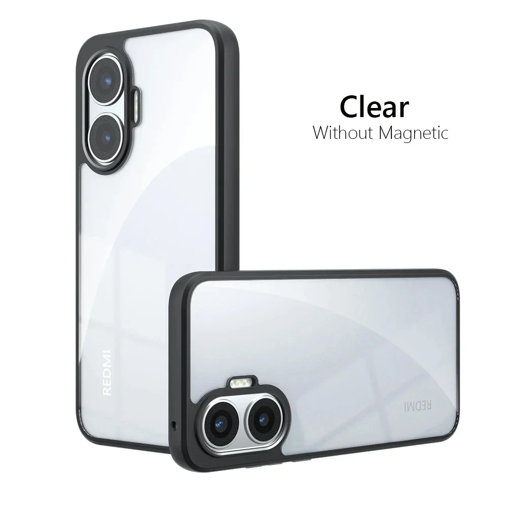 Premium Magnetic Wireless Charging Shockproof Matte Back Cover Case