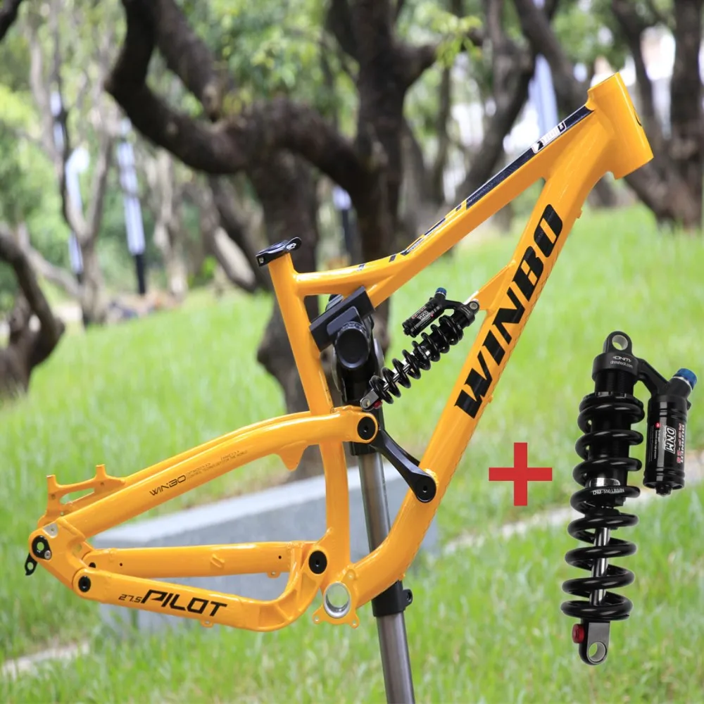 

F.YUZHE 27.5/29 DH downhill full suspension soft tail aluminum alloy mountain bike frame AM trail off-road mountain bike frame