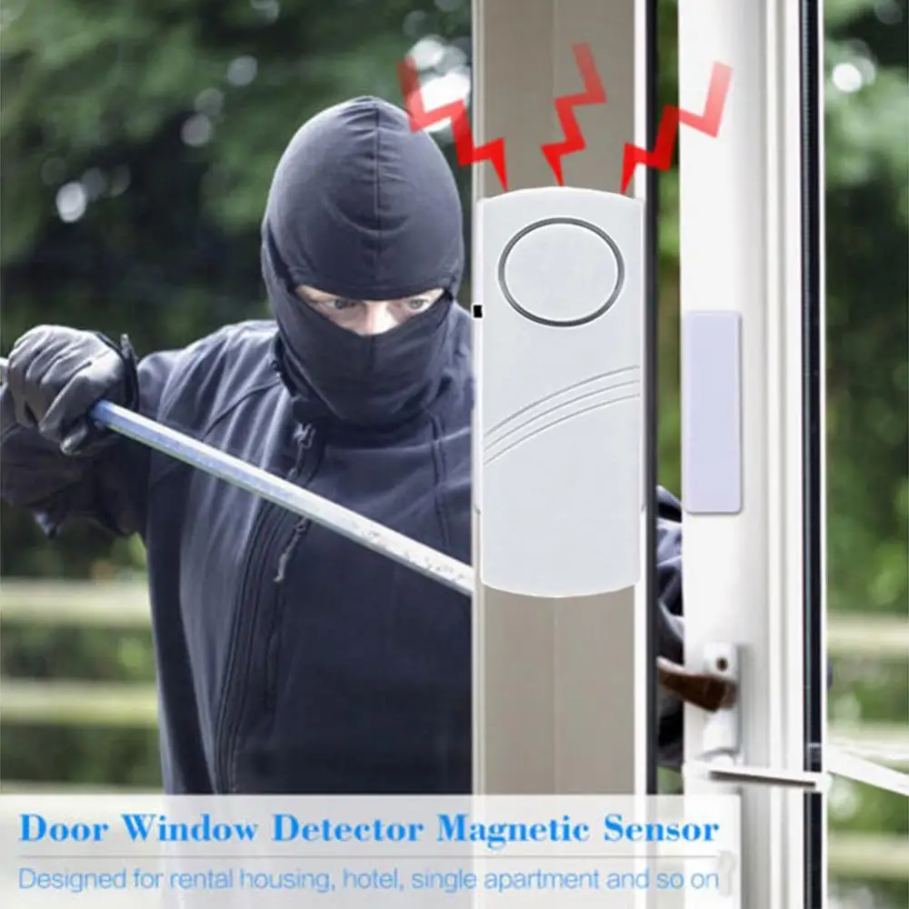Security system security alarm smart siren alarm wireless alarm 1~5PCS New Longer Door Window Wireless Burglar Alarm With Magnetic Sensor Home Safety Wireless Longer System Security Device