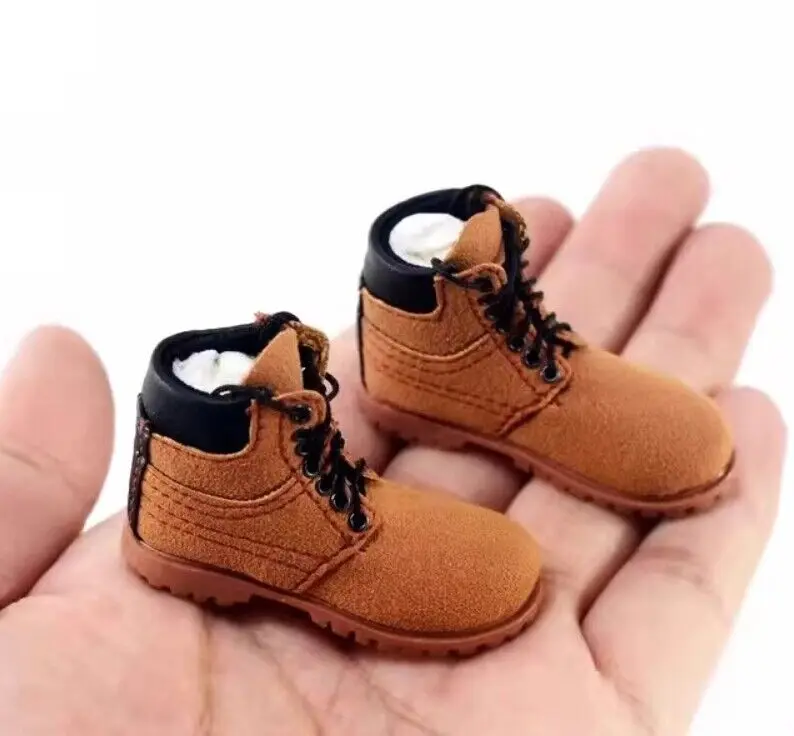 

Мужские ботинки Martens коричневого цвета Sodier 1/6, модель 12 дюймов