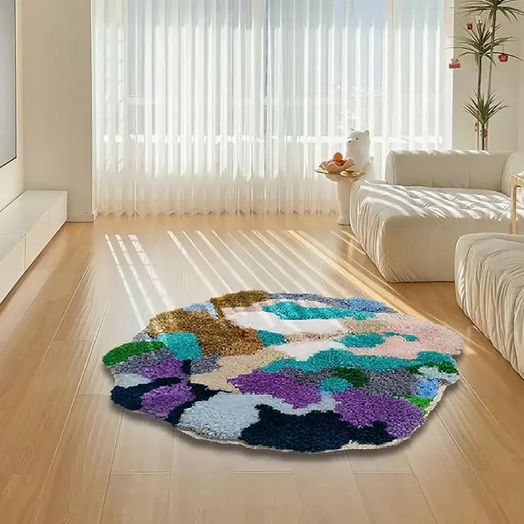 

Ковер мох тканая сумка из материала «сделай сам» для облегчения скуки, готовый продукт ручной работы, одеяло для домашнего декора