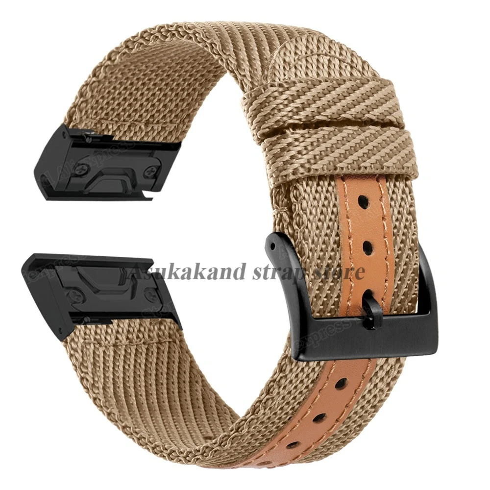 Durable Quick-Release Nylon Watch Strap - Canvas Bracelet, Various Sizes