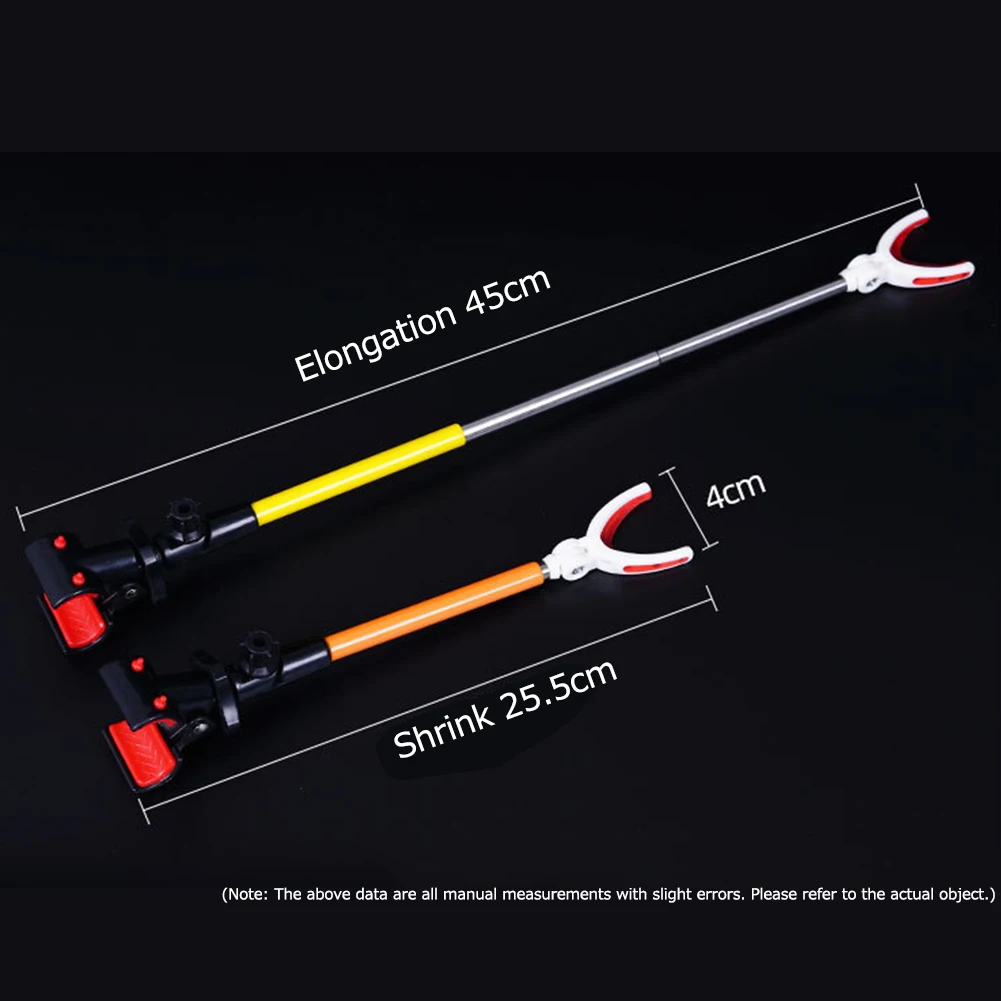 Fishing Rod Holder Telescopic Stretched Pole Stand Gear Tools Adjustable Anti Scratch Wear-resistant Random Color Tackle
