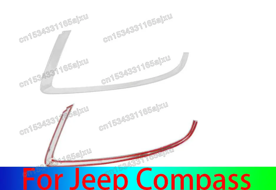 

Headlight Trim Front Lamp Eyebrow Head Light Eyelid Cover Trim For Jeep Compass 2011 2012 2013 2014 2015