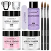 Nail Acrylic Powder and Liquid Monomer Nails Art Decoration For Manicure Set Kit Crystal Nail Glitter 3D Nail Tips Carving Tools 1