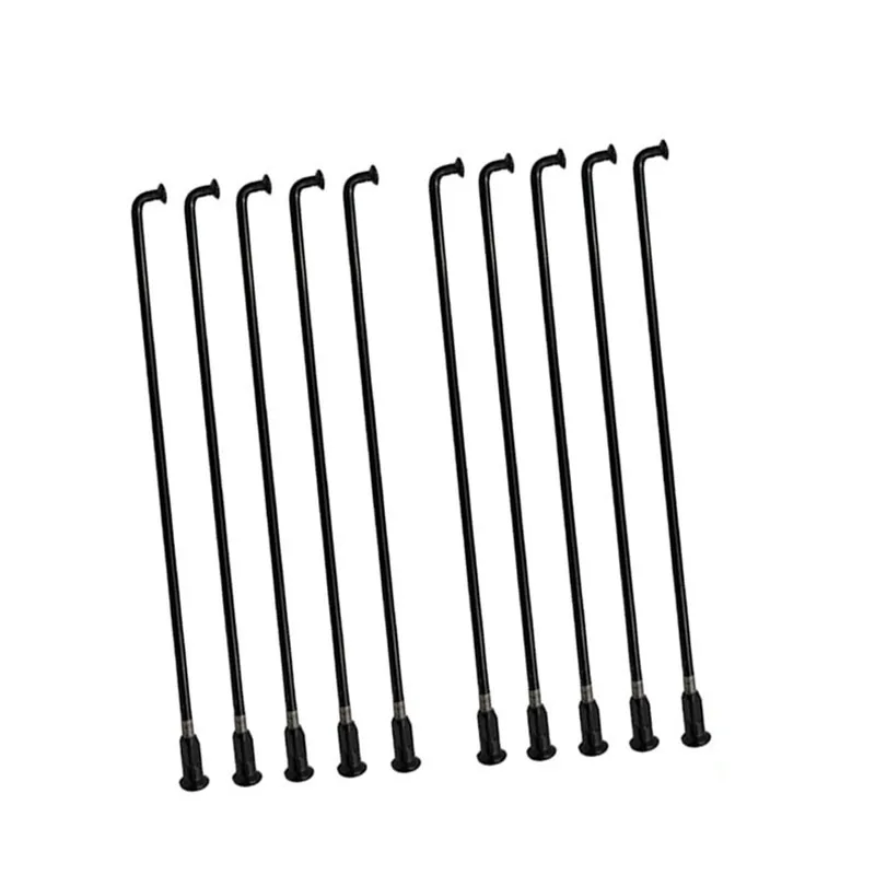 

10 г материал 45 # сталь черного цвета J-образные круглые велосипедные спицы диаметром 3,14 мм одинаковый диаметр колесные спицы для электровелосипеда