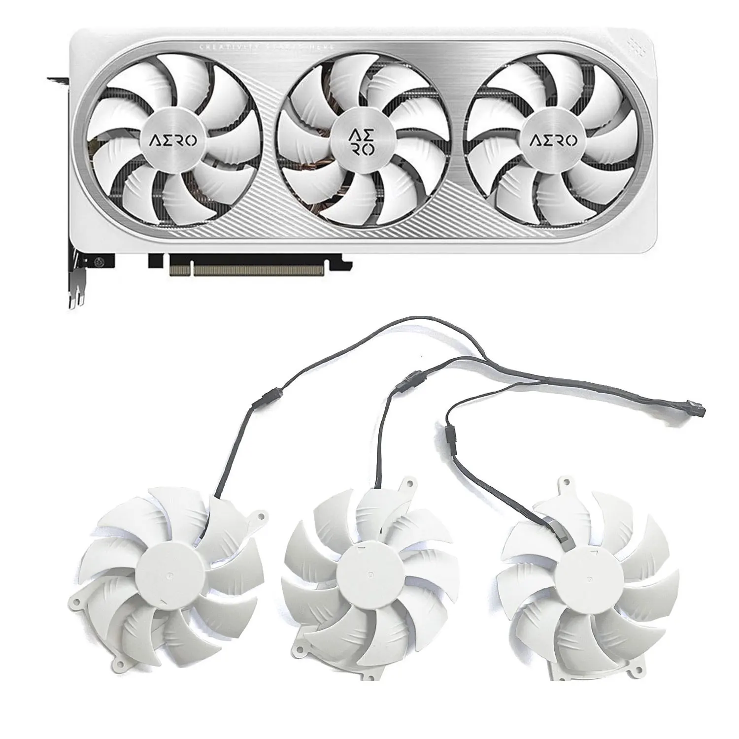 Ventola Originale 86Mm 6Pin Muslimgpu Per Gigabyte Geforce Rtx 4070 Ti Aero Oc 12G Raffreddamento Della Scheda Grafica
