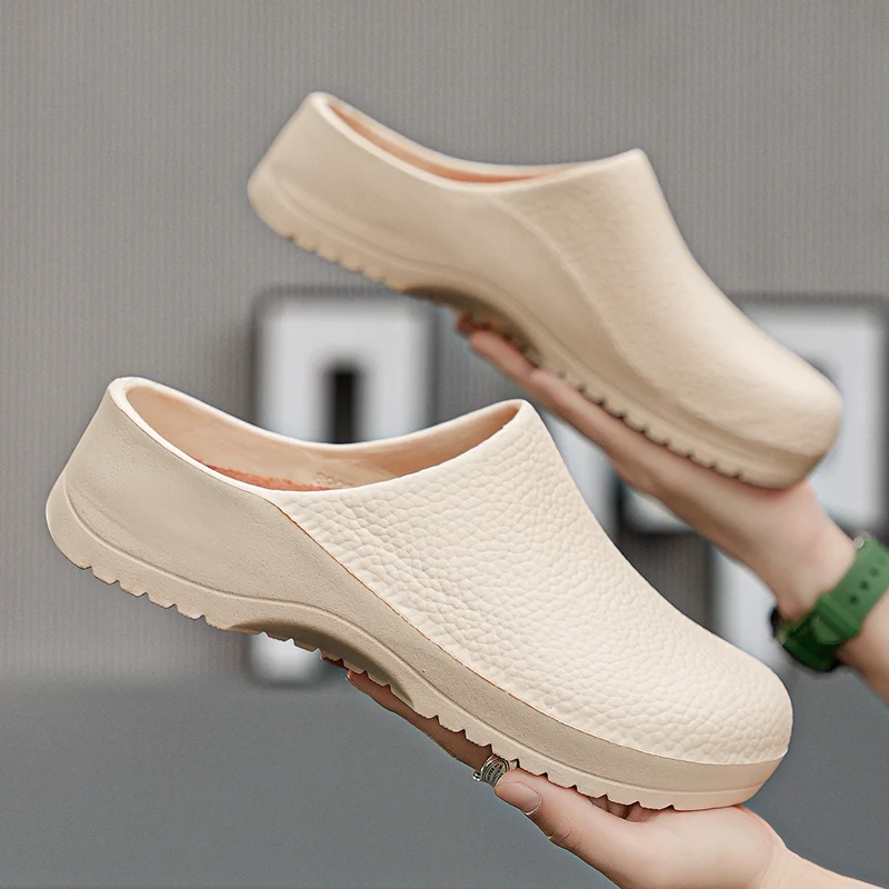 Men Women Slippers Garden Clog Water Proof Chef Shoe Sandal For Pet Workers Outdoor Fishing Shoes